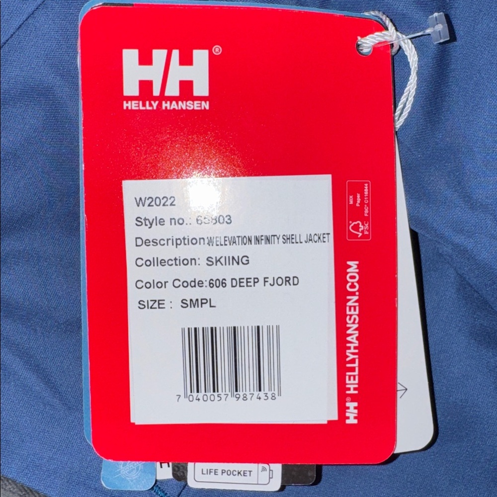 Helly Hansen Elevation Infinity Shell Jacket NWT!… - image 6